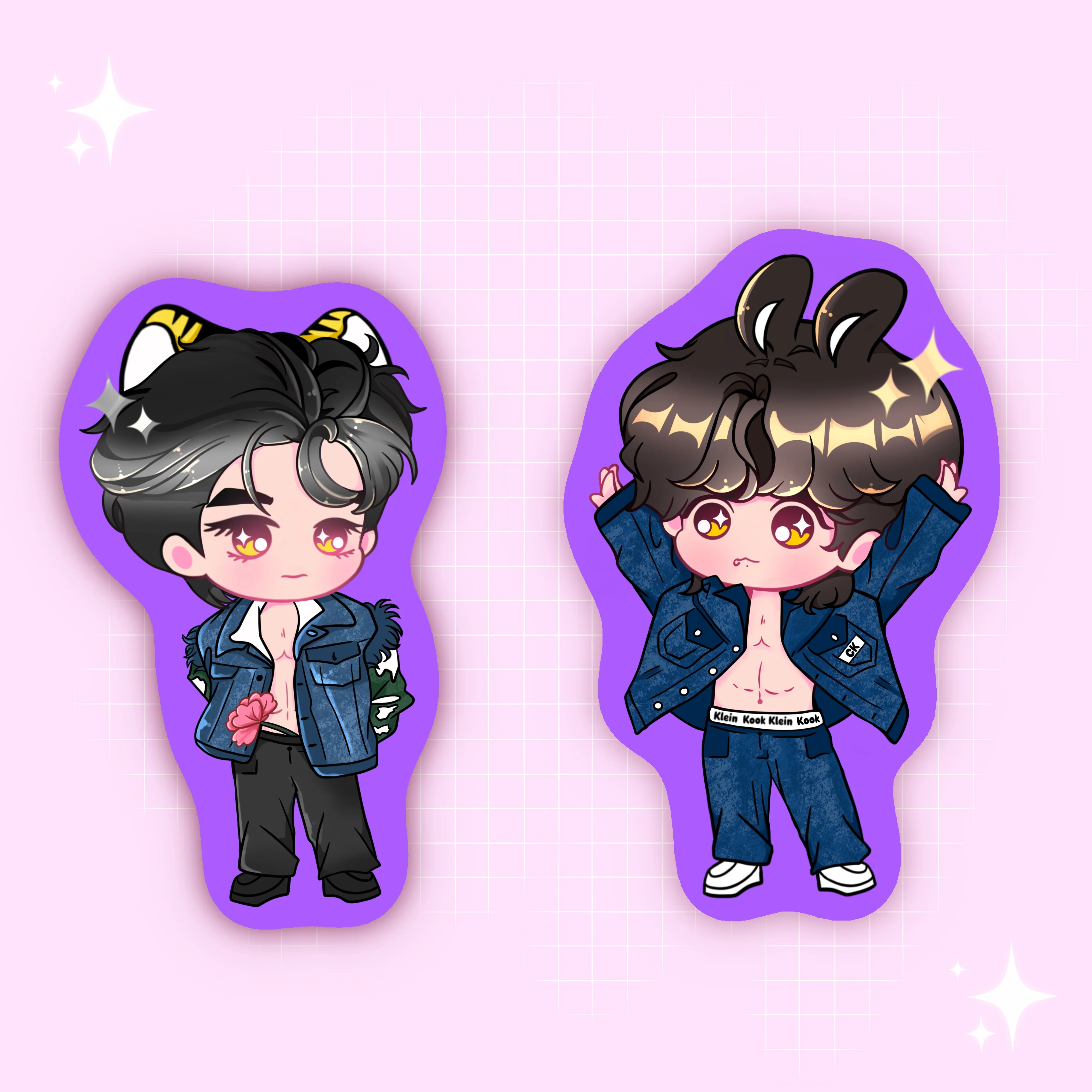 Denim Cuties - Taekook Stickers - Image 4