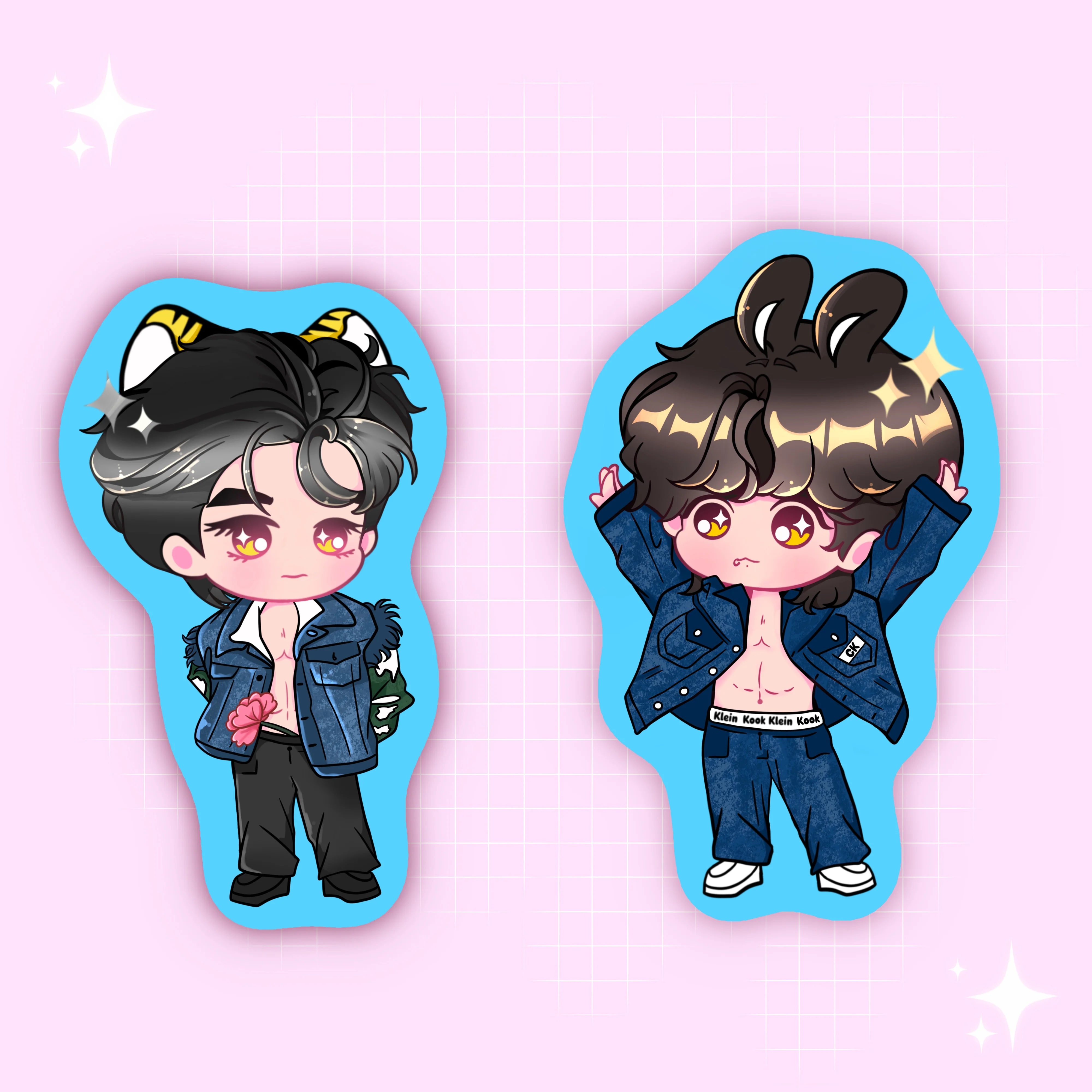 Denim Cuties - Taekook Stickers - Image 5