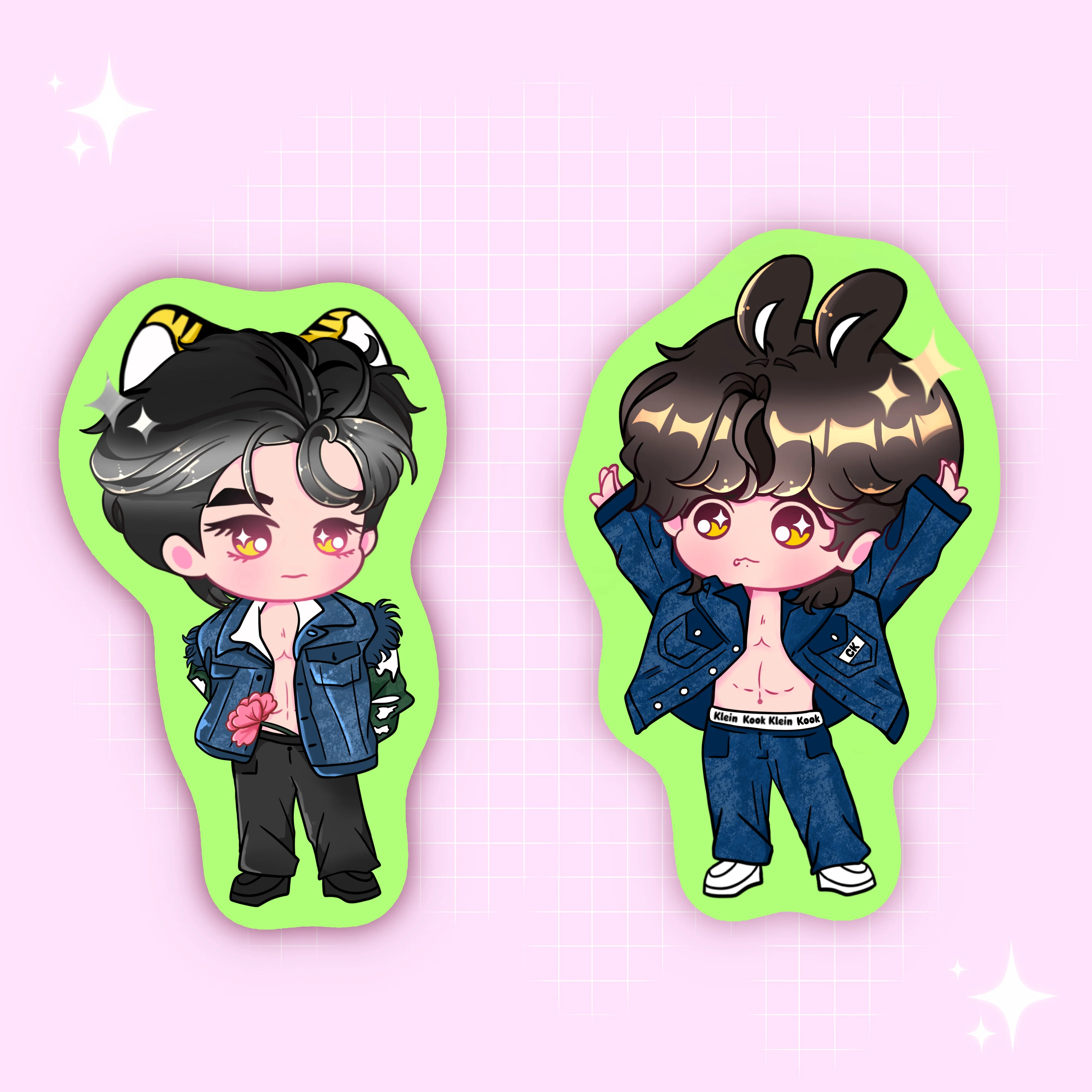Denim Cuties - Taekook Stickers - Image 8