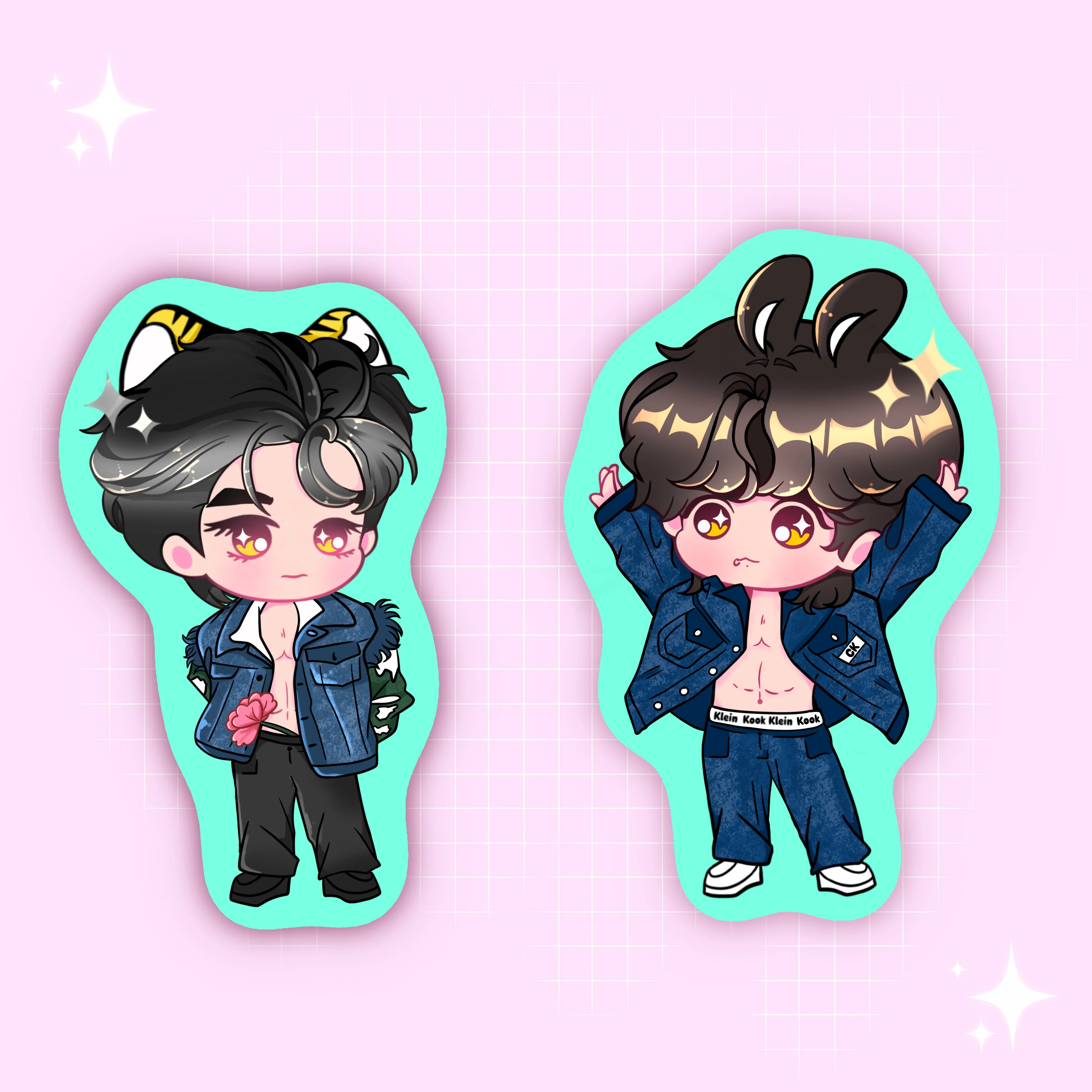 Denim Cuties - Taekook Stickers - Image 9