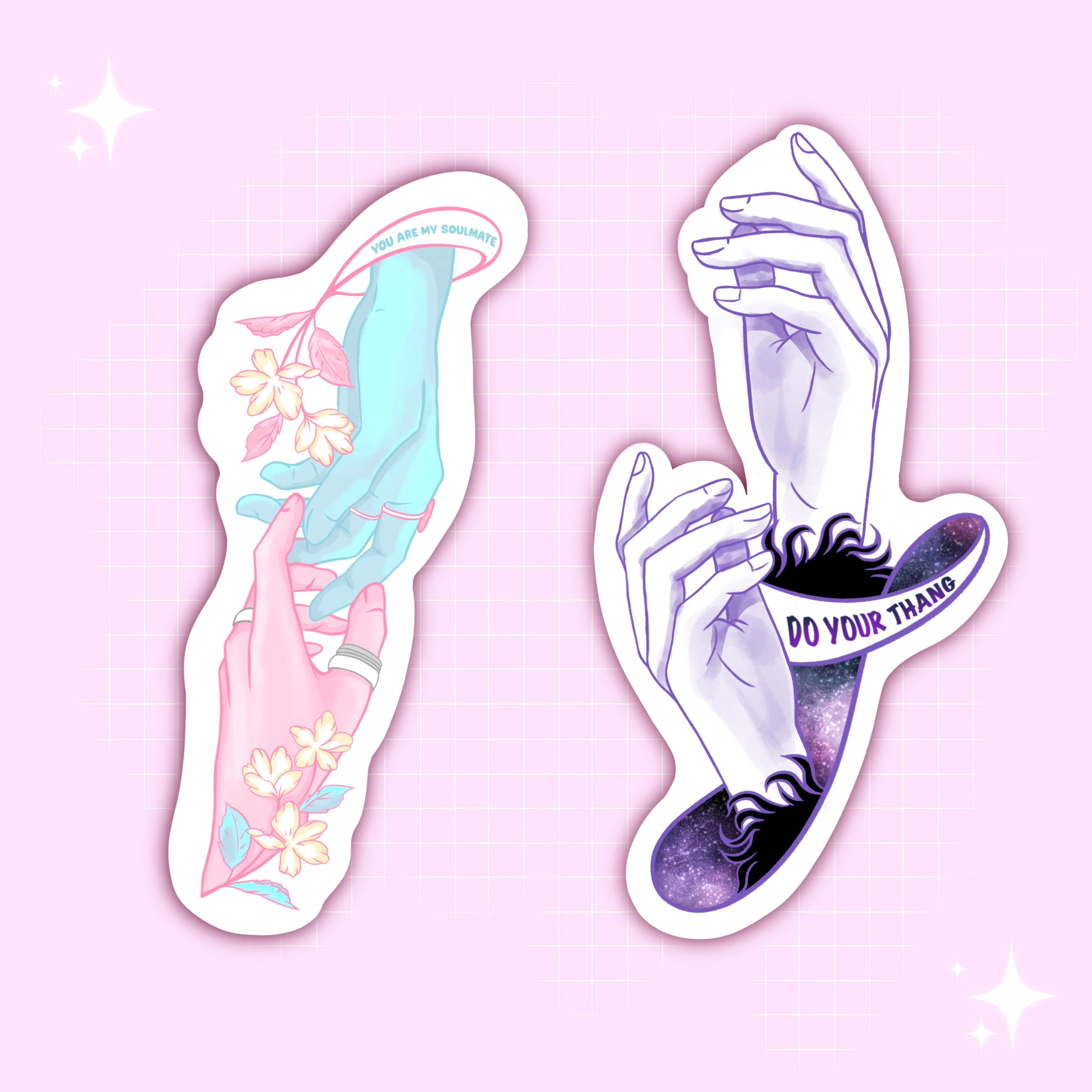 Black Swan and Friends Stickers
