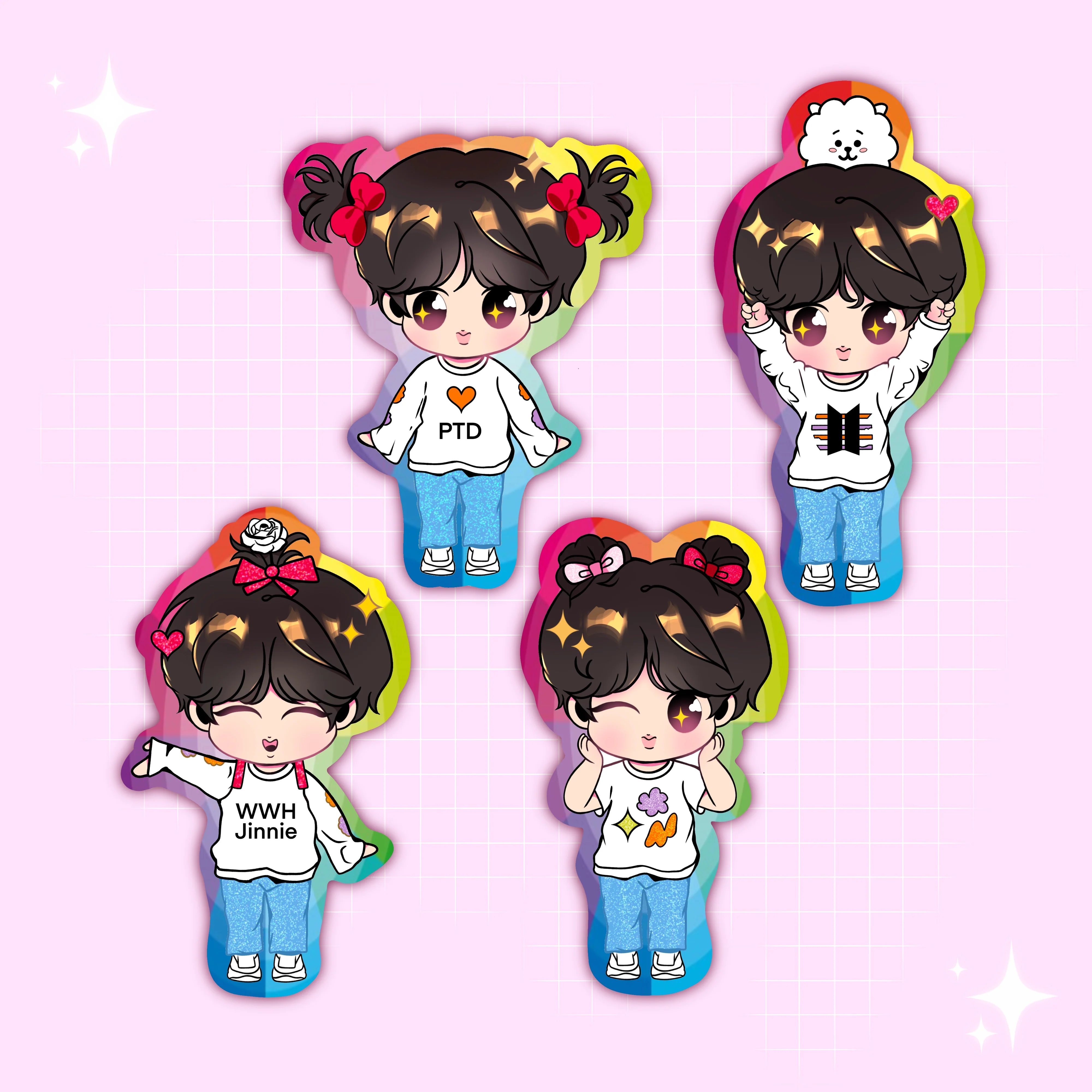 PTD LA Jinnie Stickers - Image 3