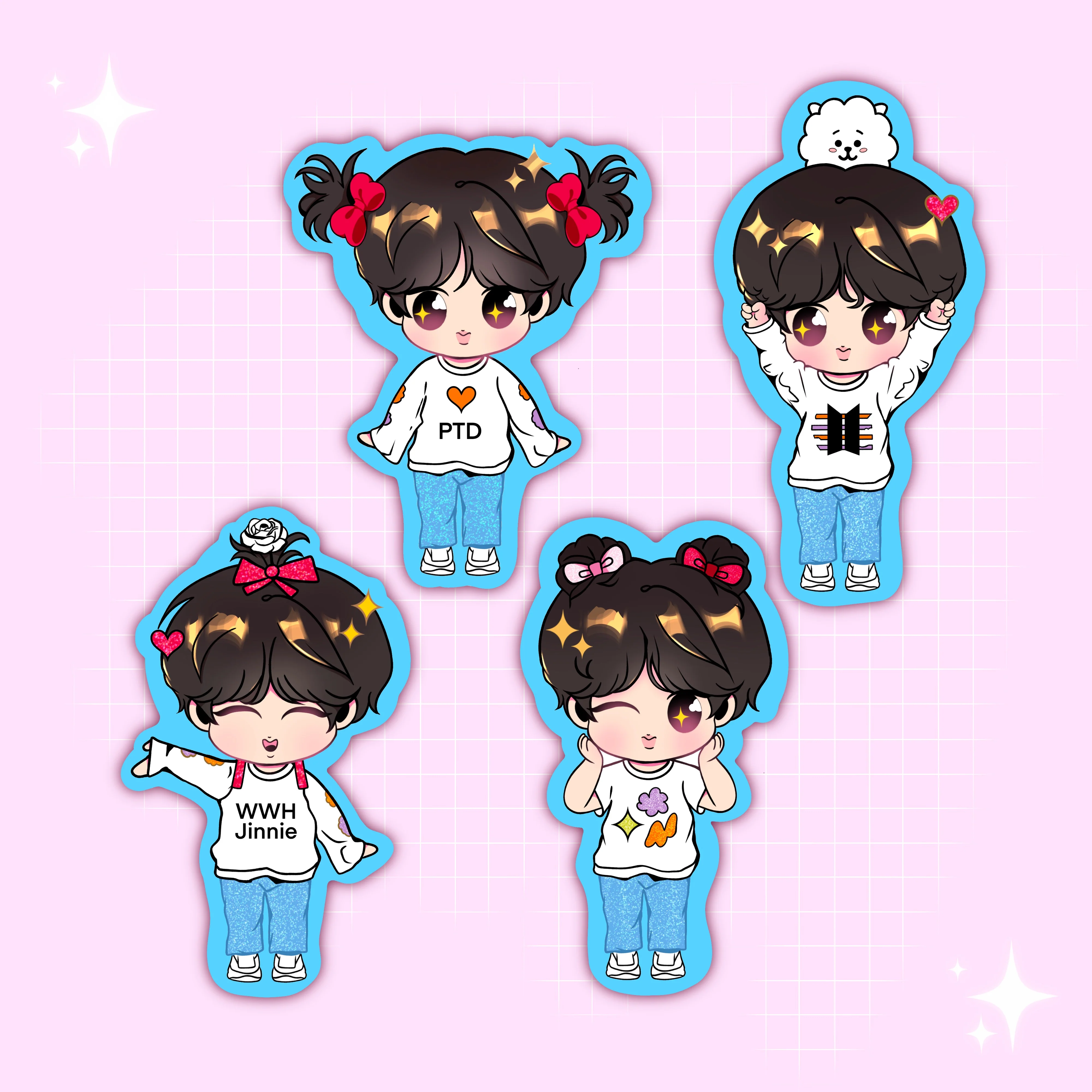 PTD LA Jinnie Stickers - Image 4