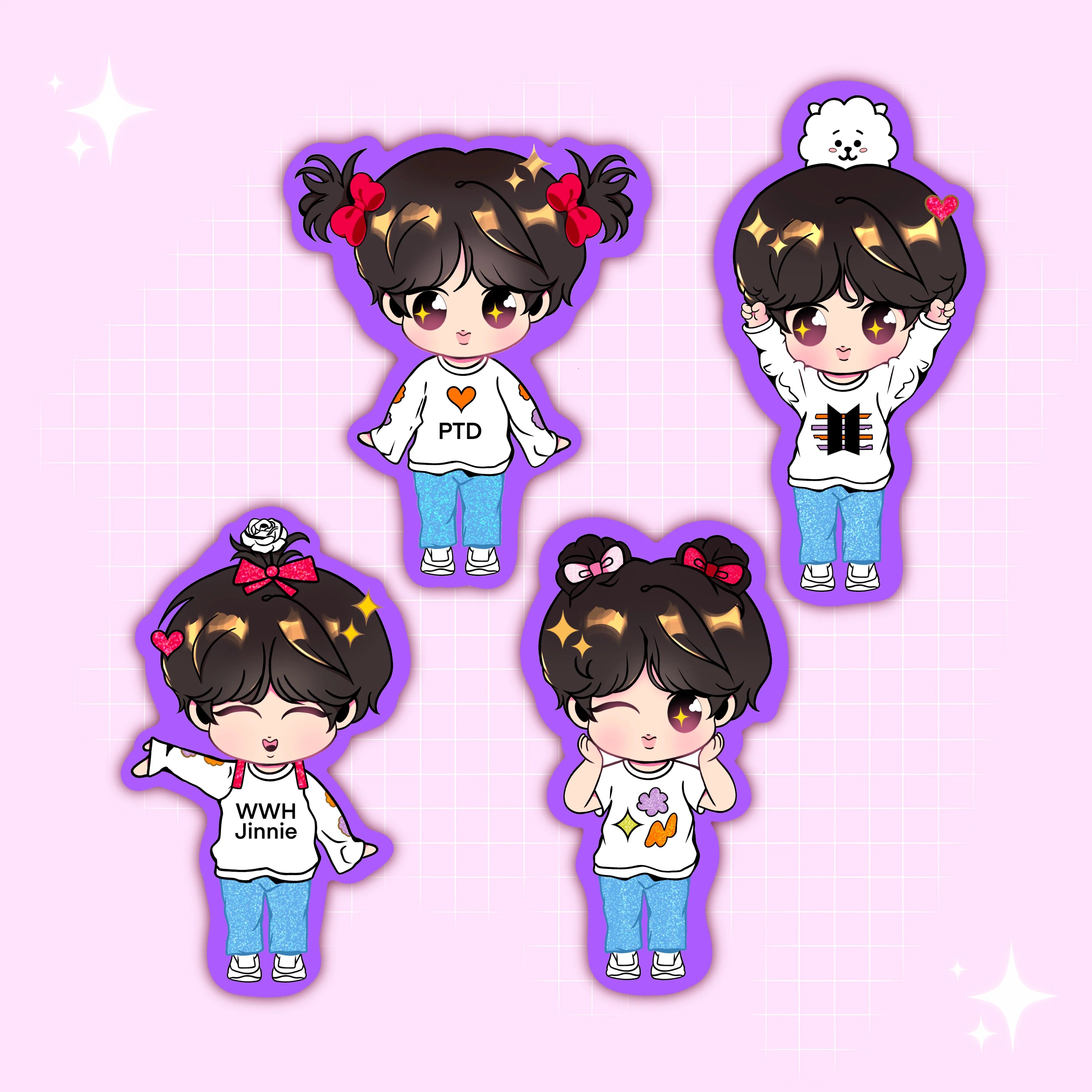 PTD LA Jinnie Stickers - Image 5