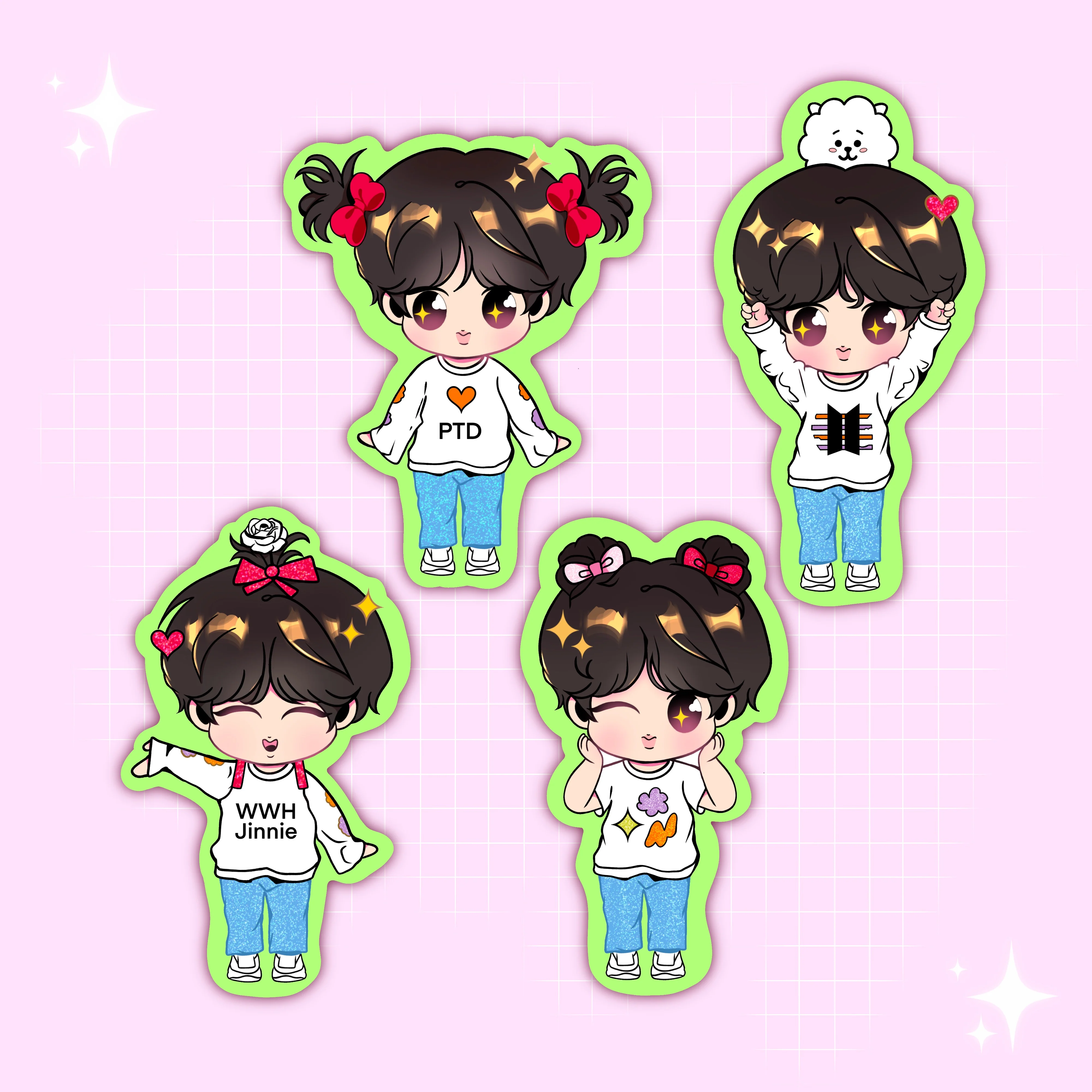 PTD LA Jinnie Stickers - Image 7