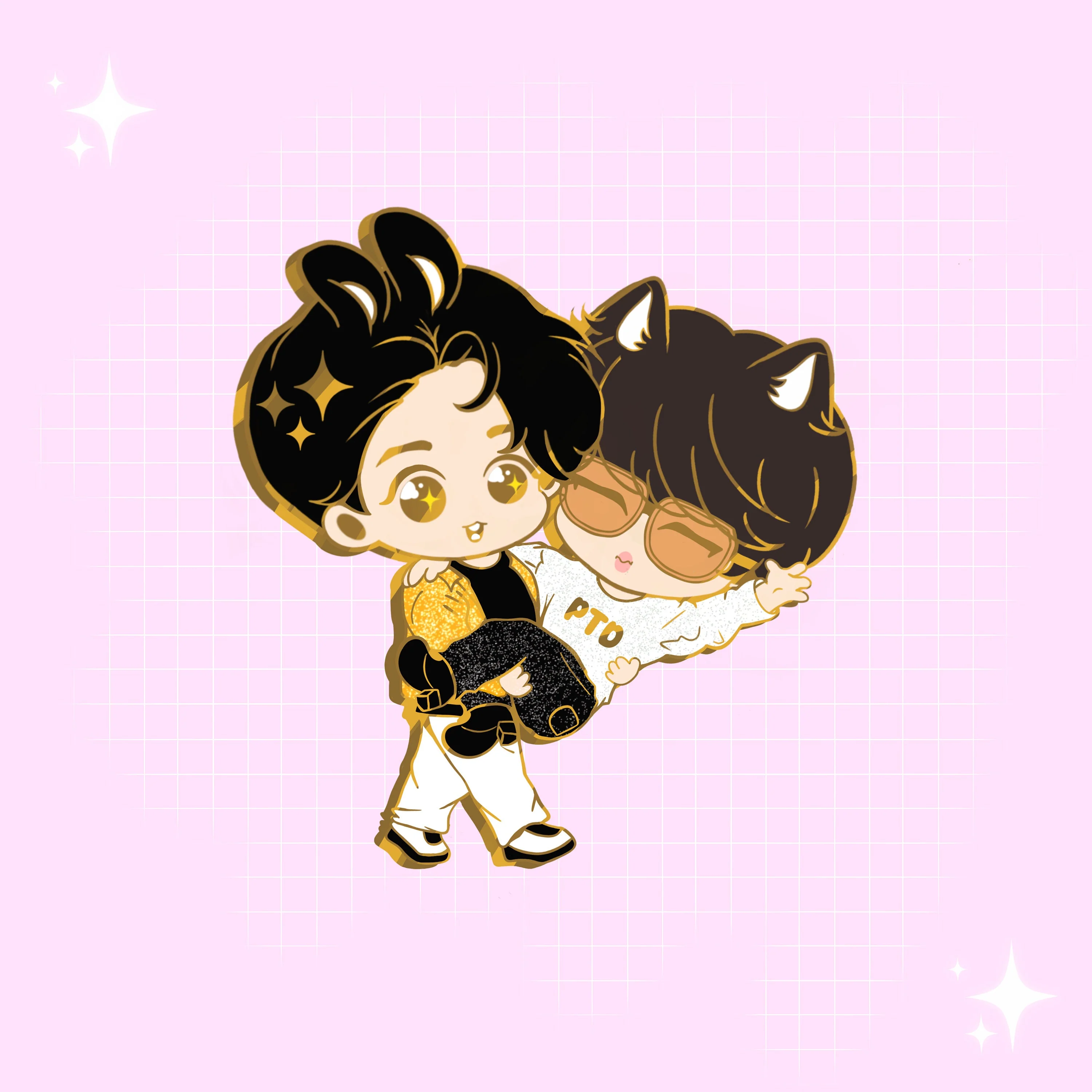 PTD LV JiKook - Enamel Pin - Image 2