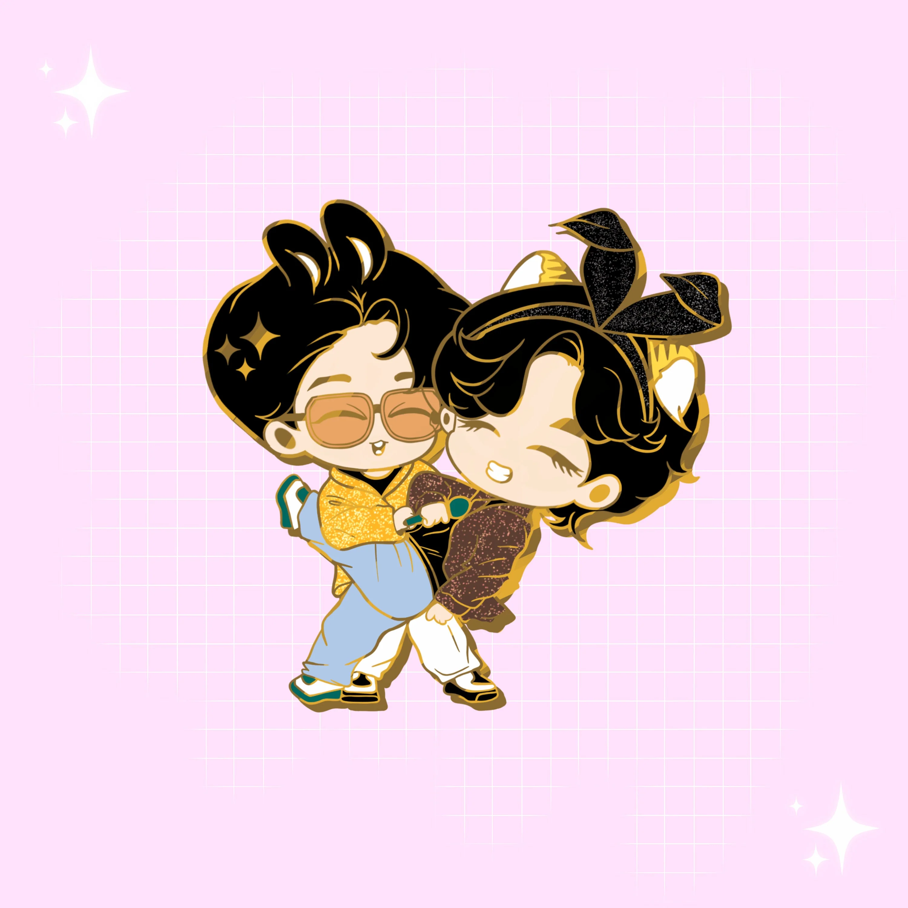 PTD LV TaeKook - Enamel Pin - Image 3