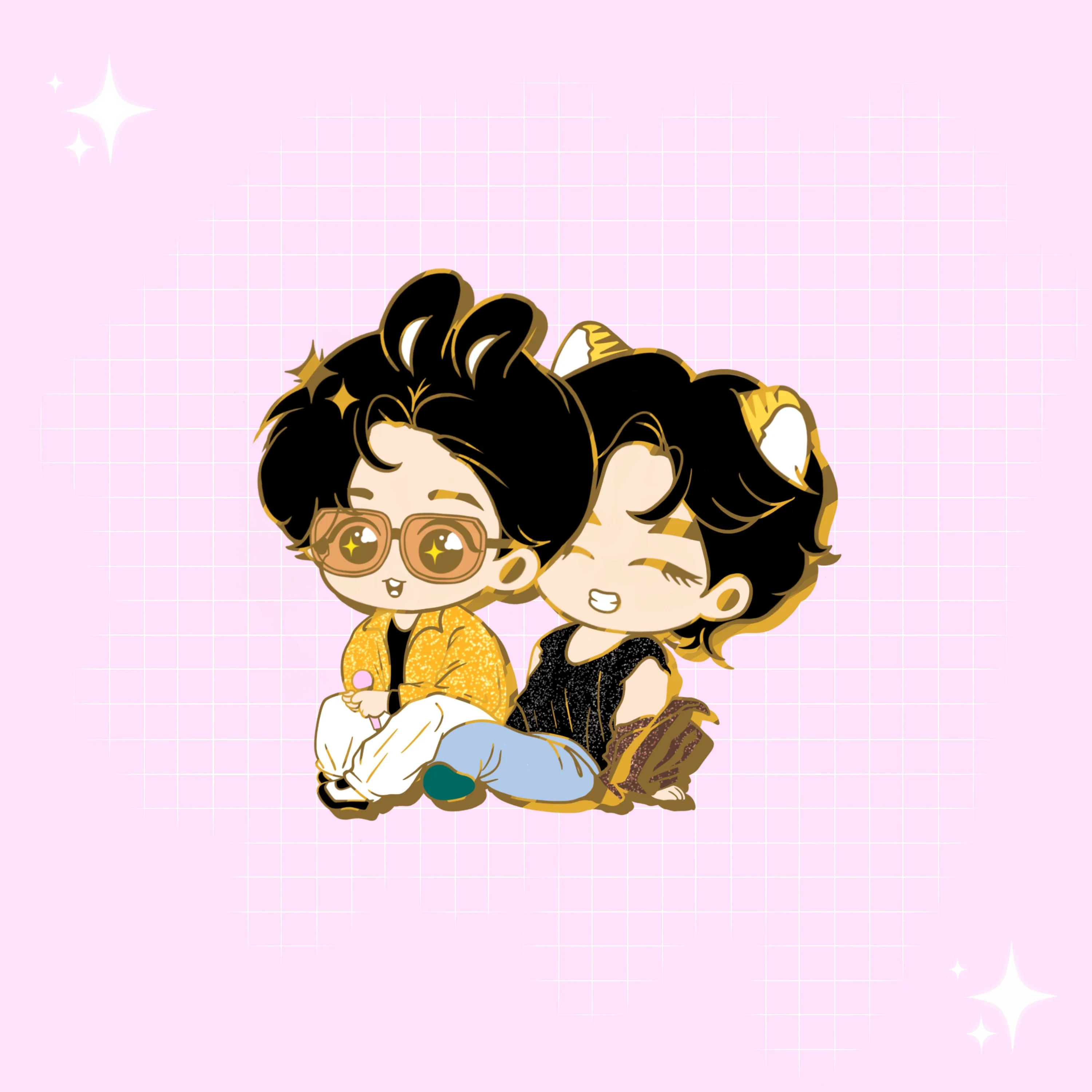 PTD LV TaeKook - Enamel Pin - Image 4