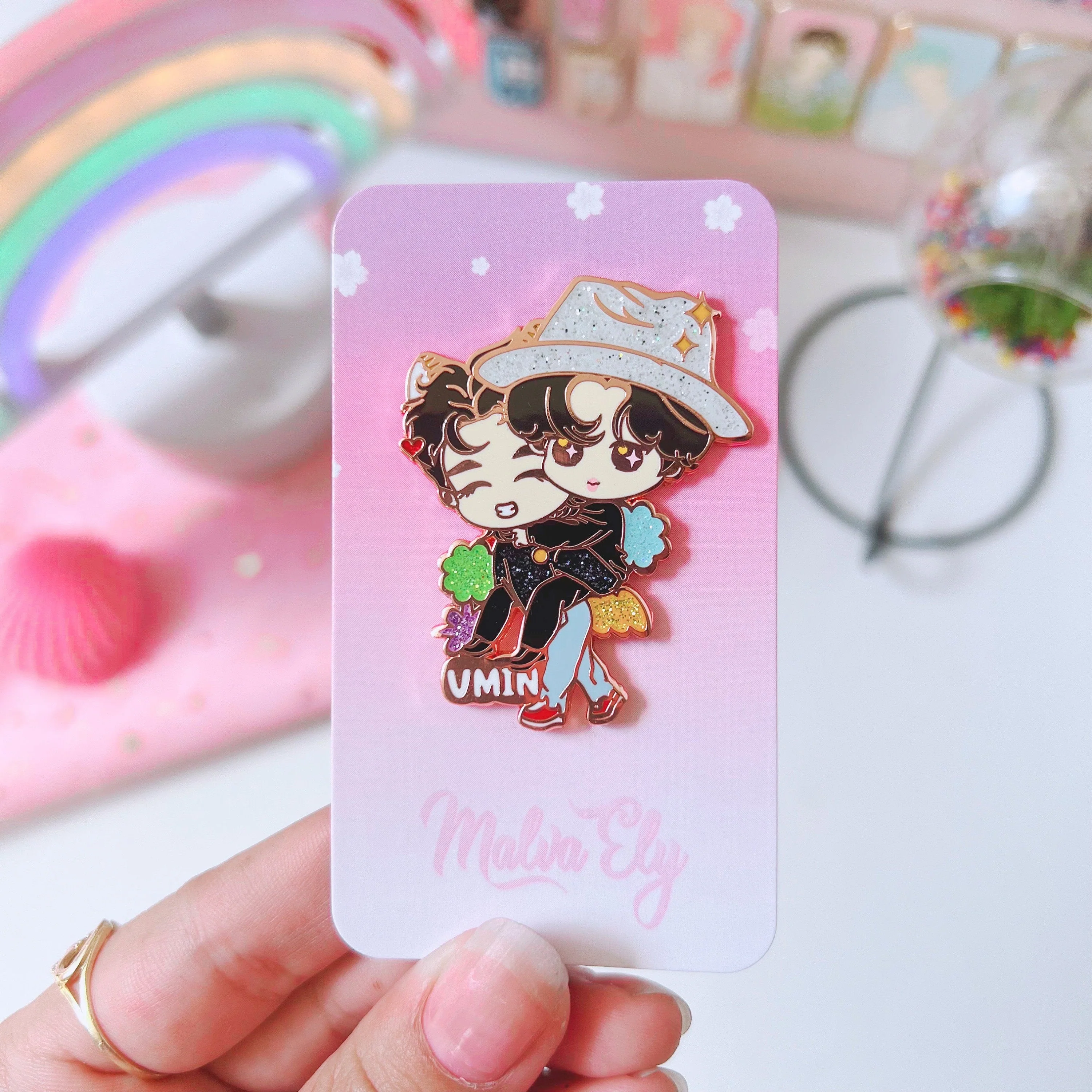 PTD Seoul VMin - Enamel Pin