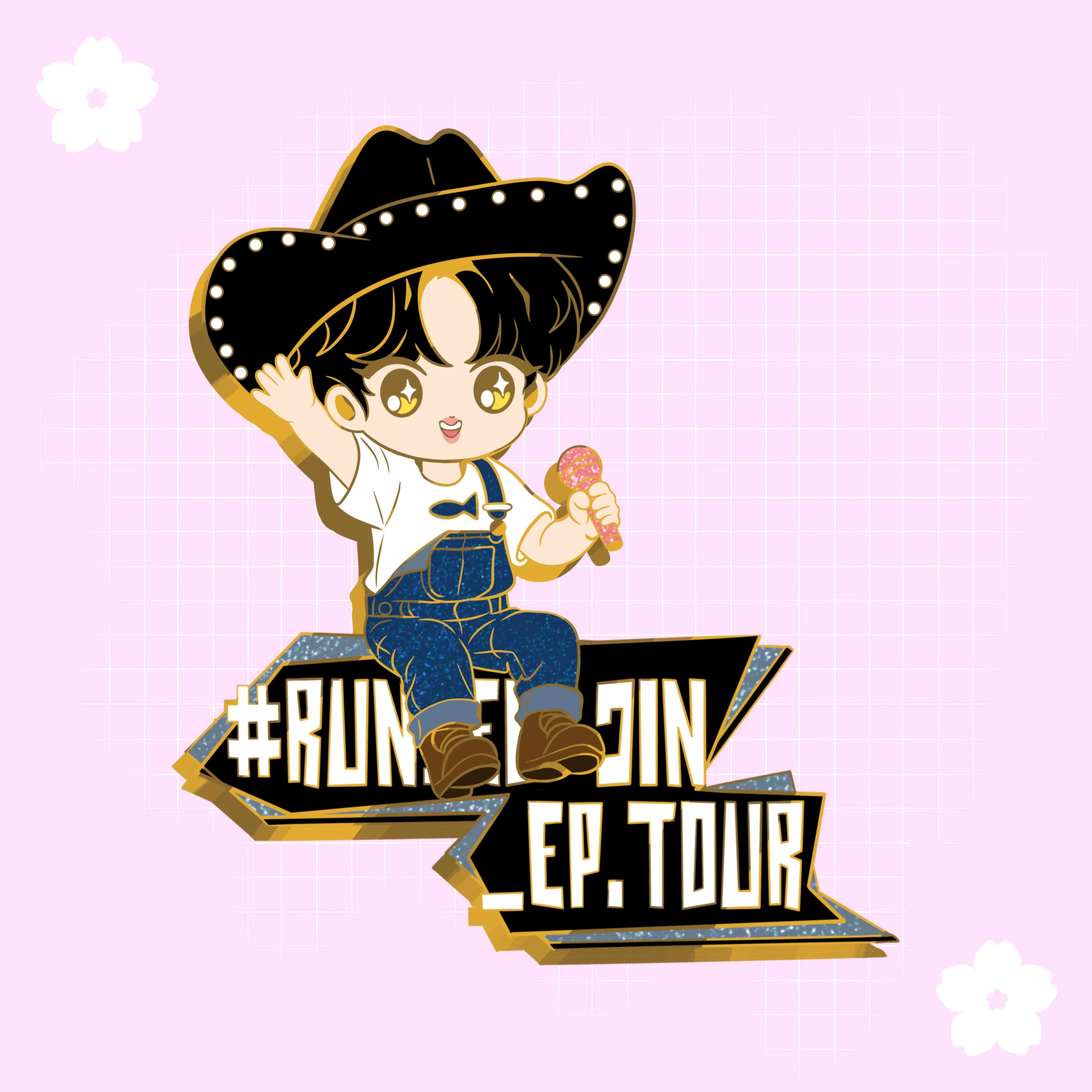 Jinnie Tour - Enamel Pin