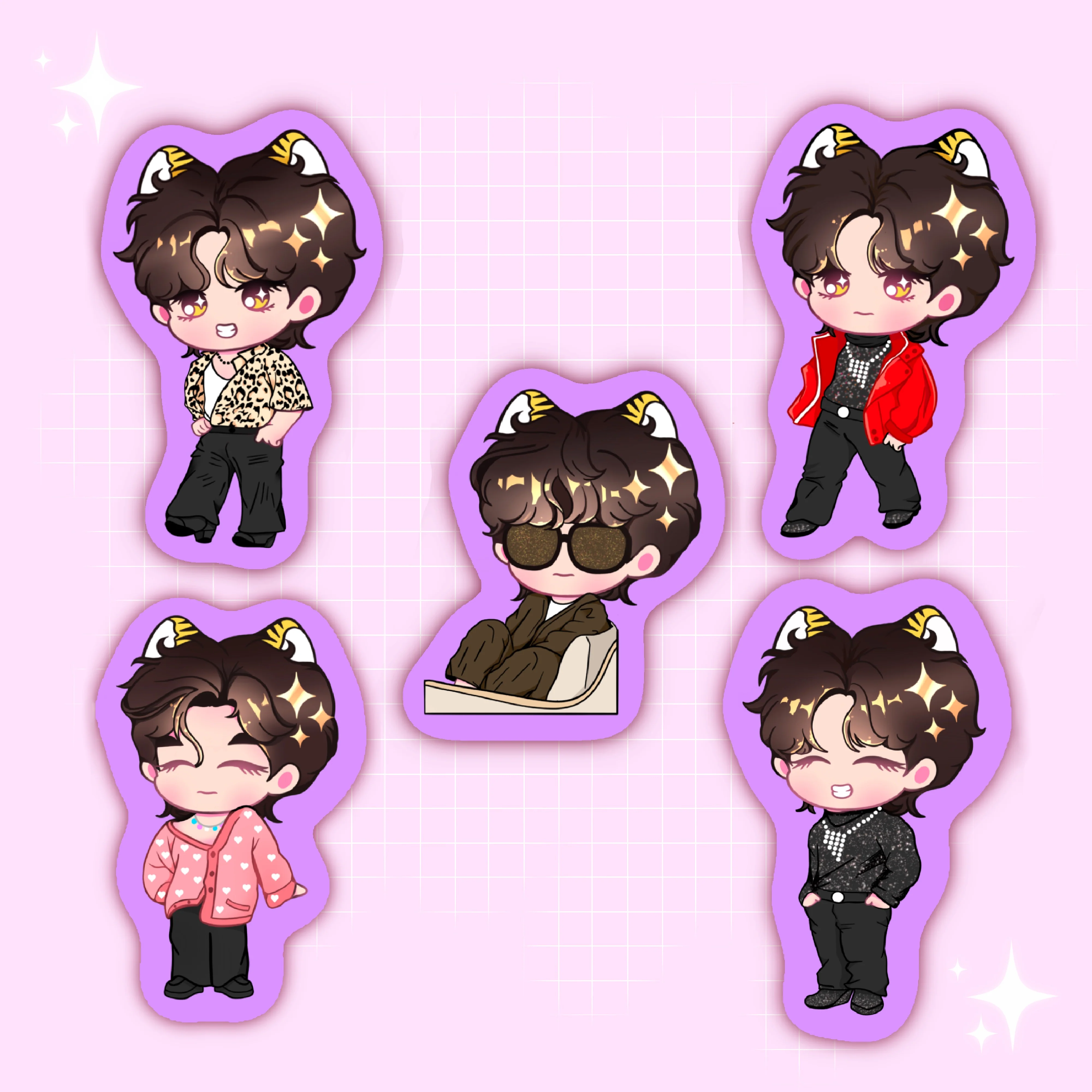 TaehyungxParis Stickers - Image 4