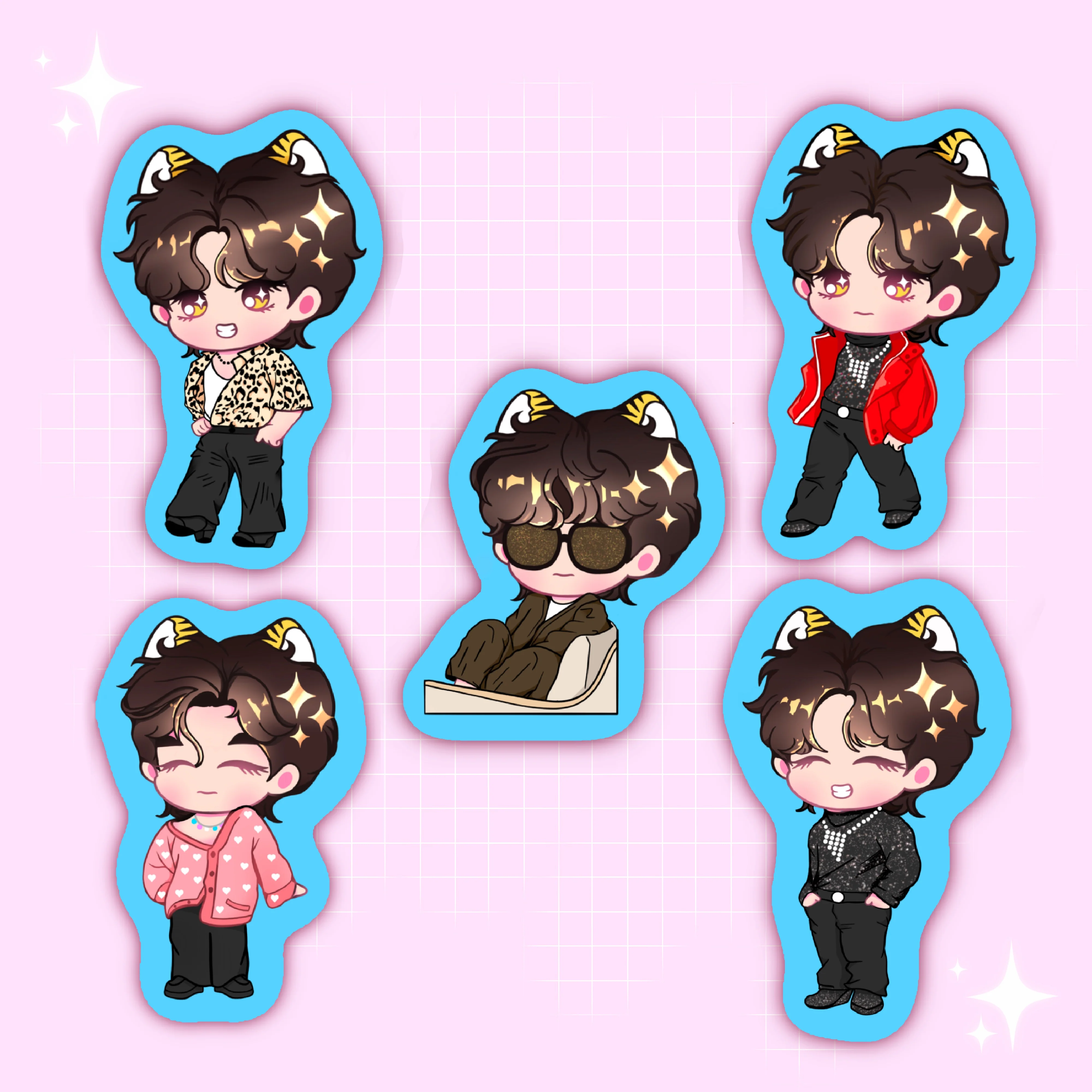 TaehyungxParis Stickers - Image 5
