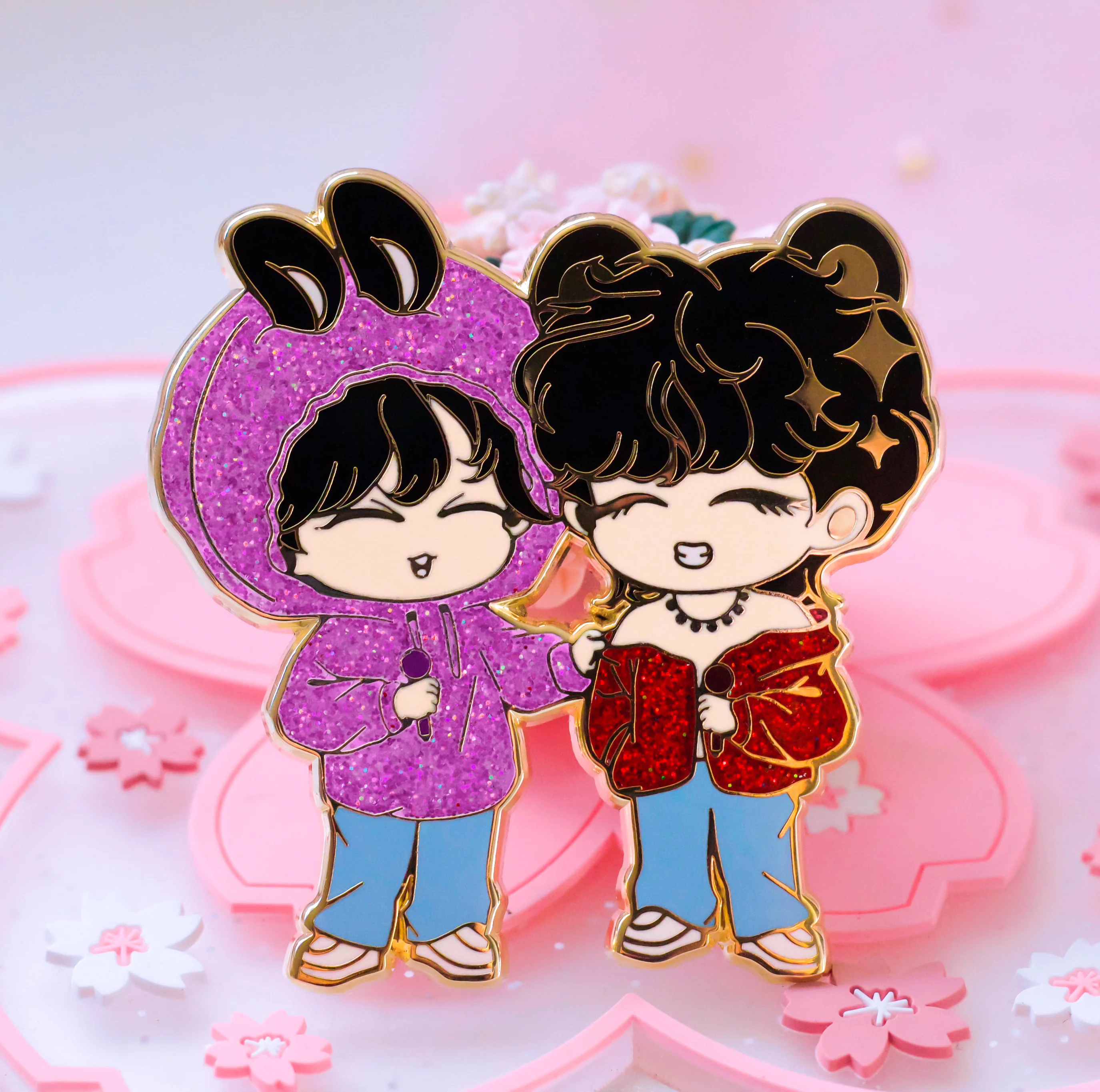 TaeKook in Busan - Enamel Pin