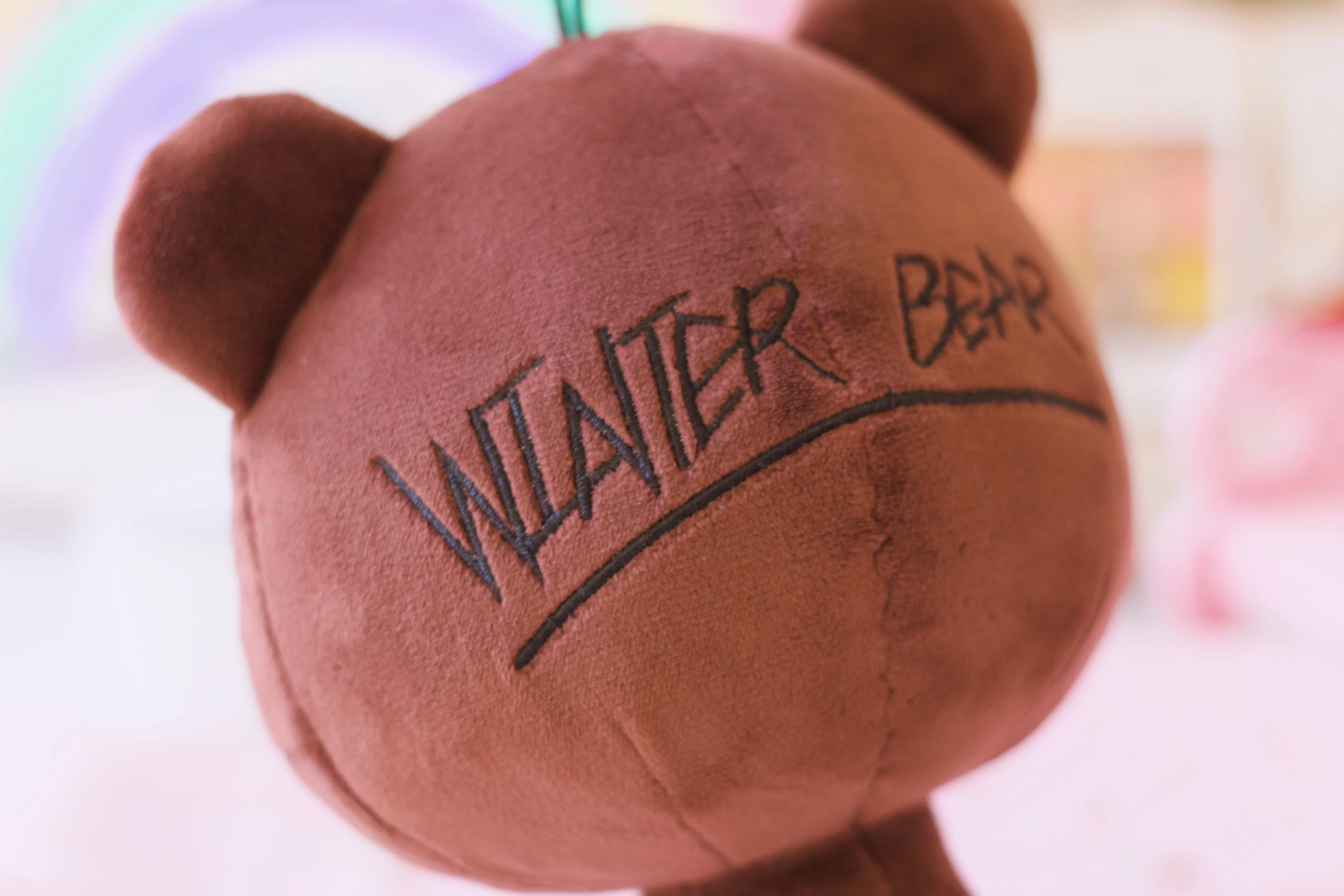 Winter Bear Plush Keychain - Image 3